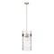 Z-Lite Fontaine 4 Light Pendant, Brushed Nickel & Clear 3035P12-BN - alternate 1
